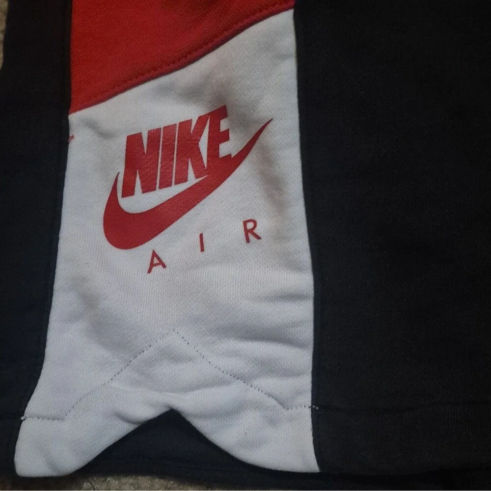 Air Jordan Legacy 1 Shorts Red Black White Mens Size XL Sweat